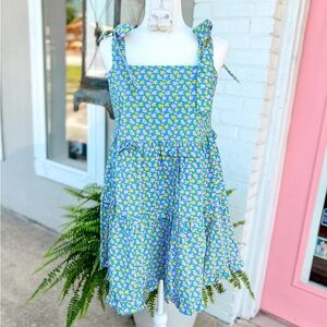 Entro Floral Tiered Dress